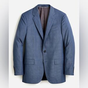 J. Crew Ludlow Slim fit suit jacket in Italian stretch J3272 38S Blue